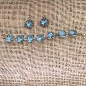 Catherine Popesco Indian Saphire set